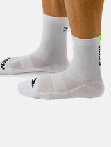 CORK PADEL STRØMPER - HVID/GRØN