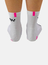 CORK PADEL STRØMPER - HVID/PINK