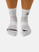 CORK PADEL STRØMPER - HVID/PINK