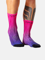 FLOKY S-MASH 3D BIOMEKANISKE STRØMPER – PINK NEBULA