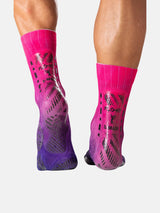 FLOKY S-MASH 3D BIOMEKANISKE STRØMPER – PINK NEBULA