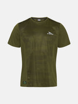 CORK PADEL PREMIUM TEE CAMO - GRØN