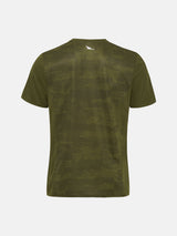 CORK PADEL PREMIUM TEE CAMO - GRØN