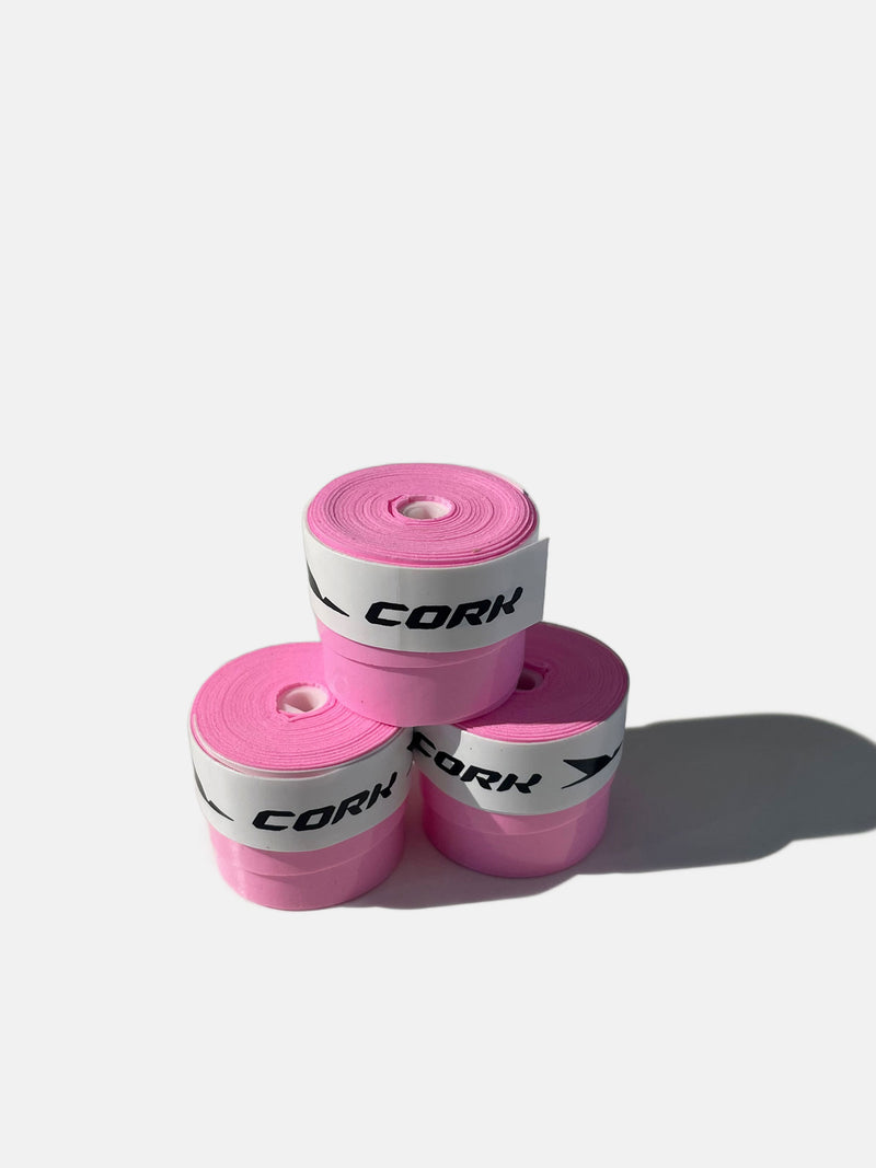 CORK PADEL OVERGRIP 3 PAK - PINK