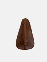 CORK PADEL BAT COVER I LÆDER - BRUN (GULD)