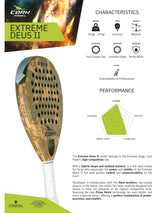 CORK PADEL - EXTREME DEUS II (355-365g)