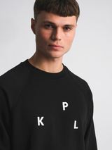 KISSPADEL KPL RUNDHALSET SWEATSHIRT - SORT