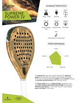 CORK PADEL - SUPREME POWER IV (350-365g)
