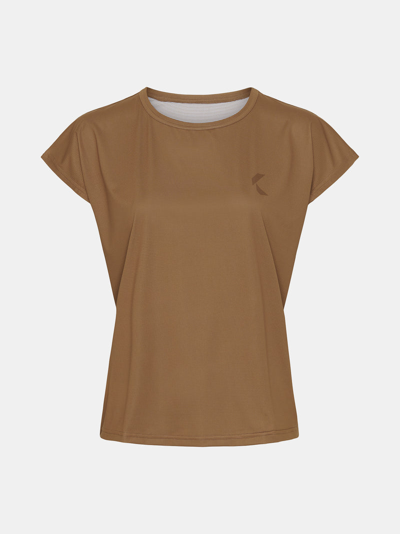 KISSPADEL BOXY TEE / KHAKI