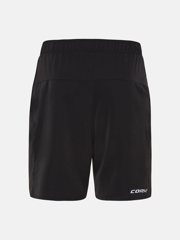 CORK PADEL PREMIUM SHORTS - SORT